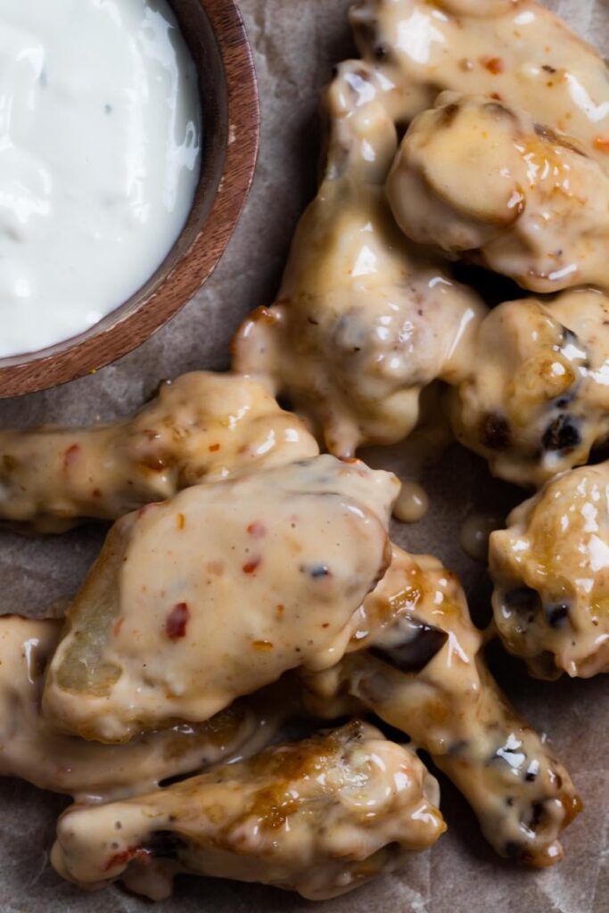 Air Fried Bang Bang Chicken Wings