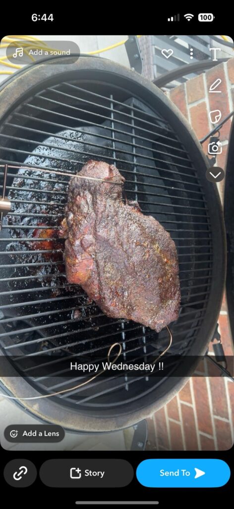 First smoke in new to me XL BGE