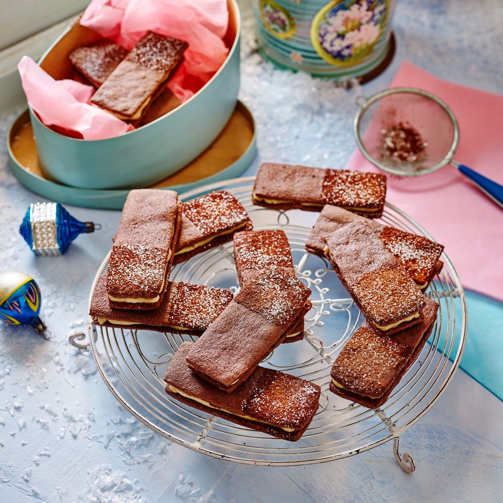 Double Chocolate and Chestnut Sandwich Biscuits double chocolate and chestnut sandwich biscuits