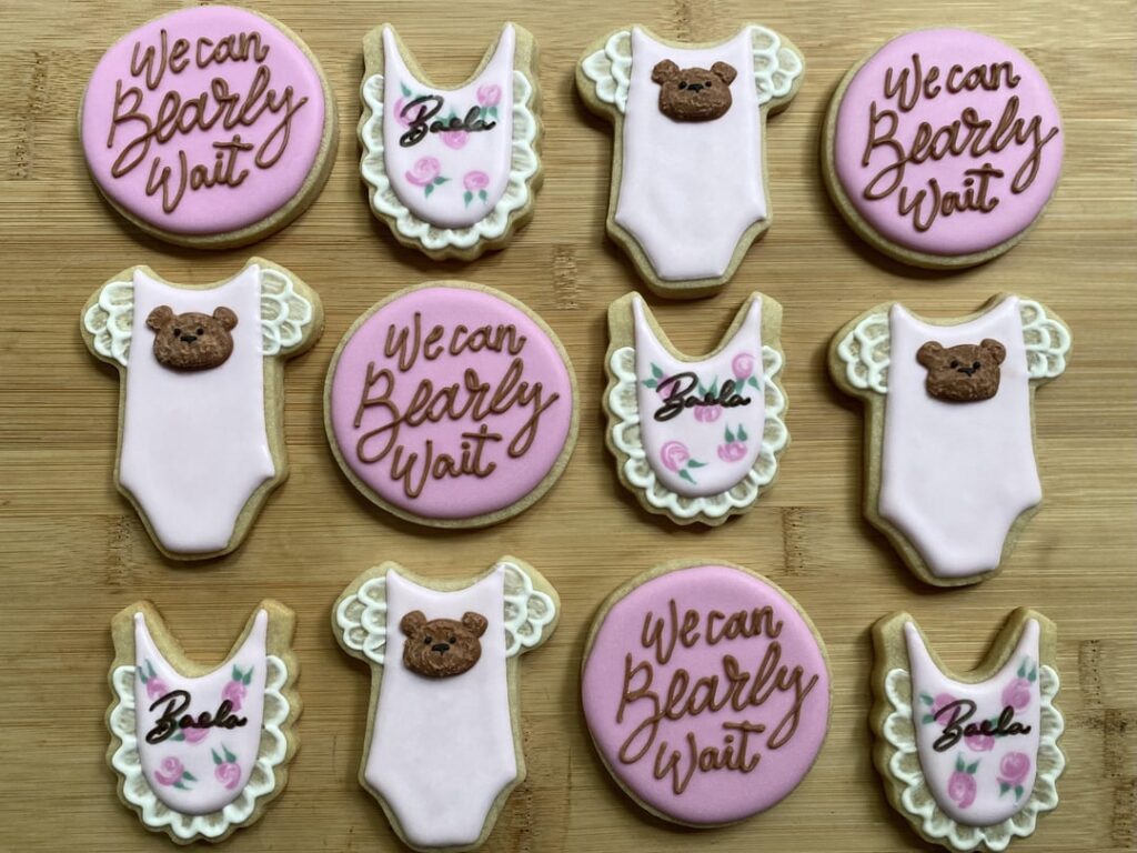 My first baby shower set.