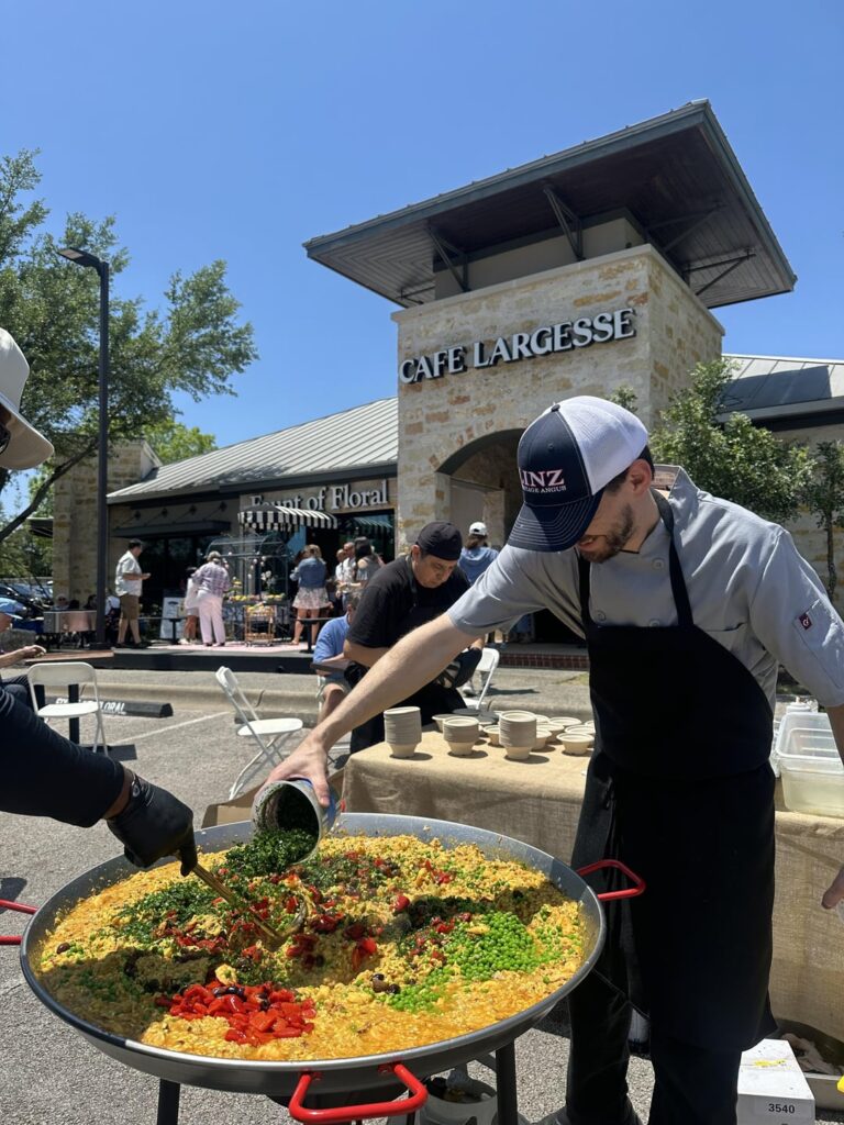 Cafe Largesse is open on Barton Creek Blvd.