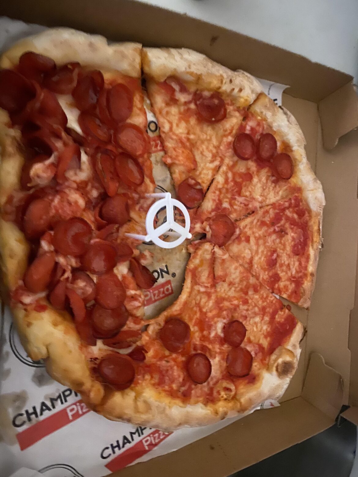 Delivery crime? Pizza crime?