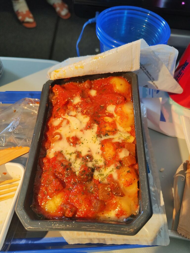 Airplane meal! How many calories do you estimate here?