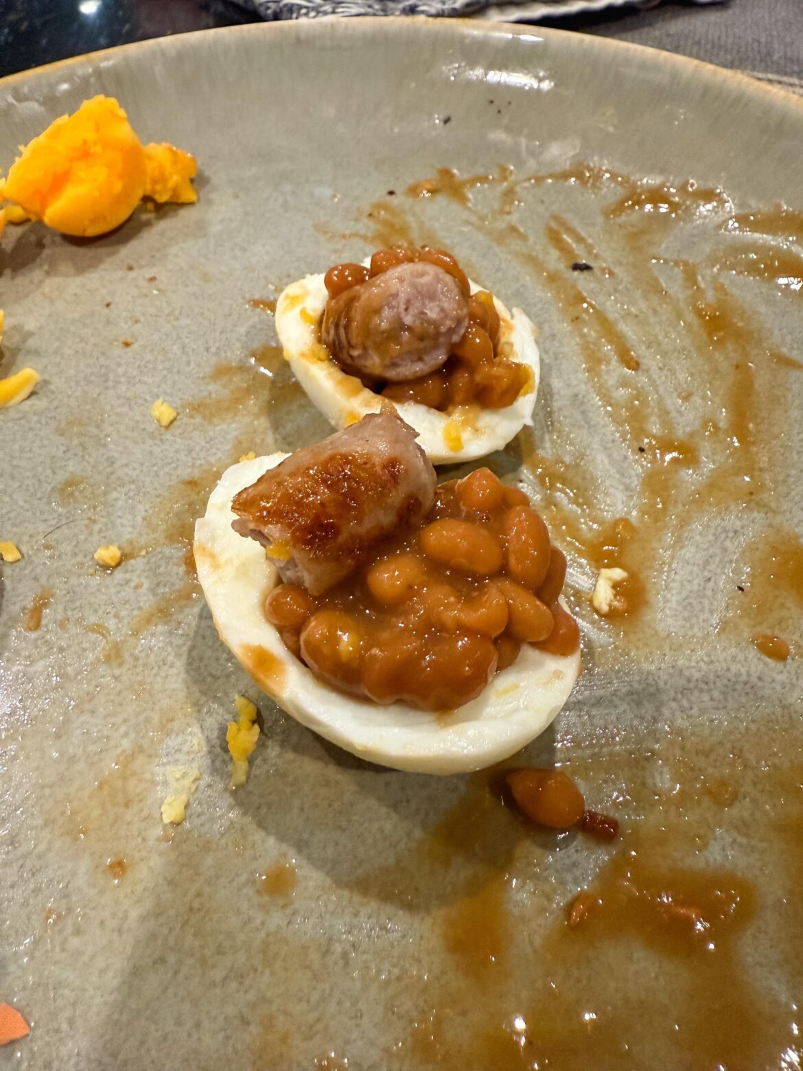 My husband calls this Satan’s Eggs