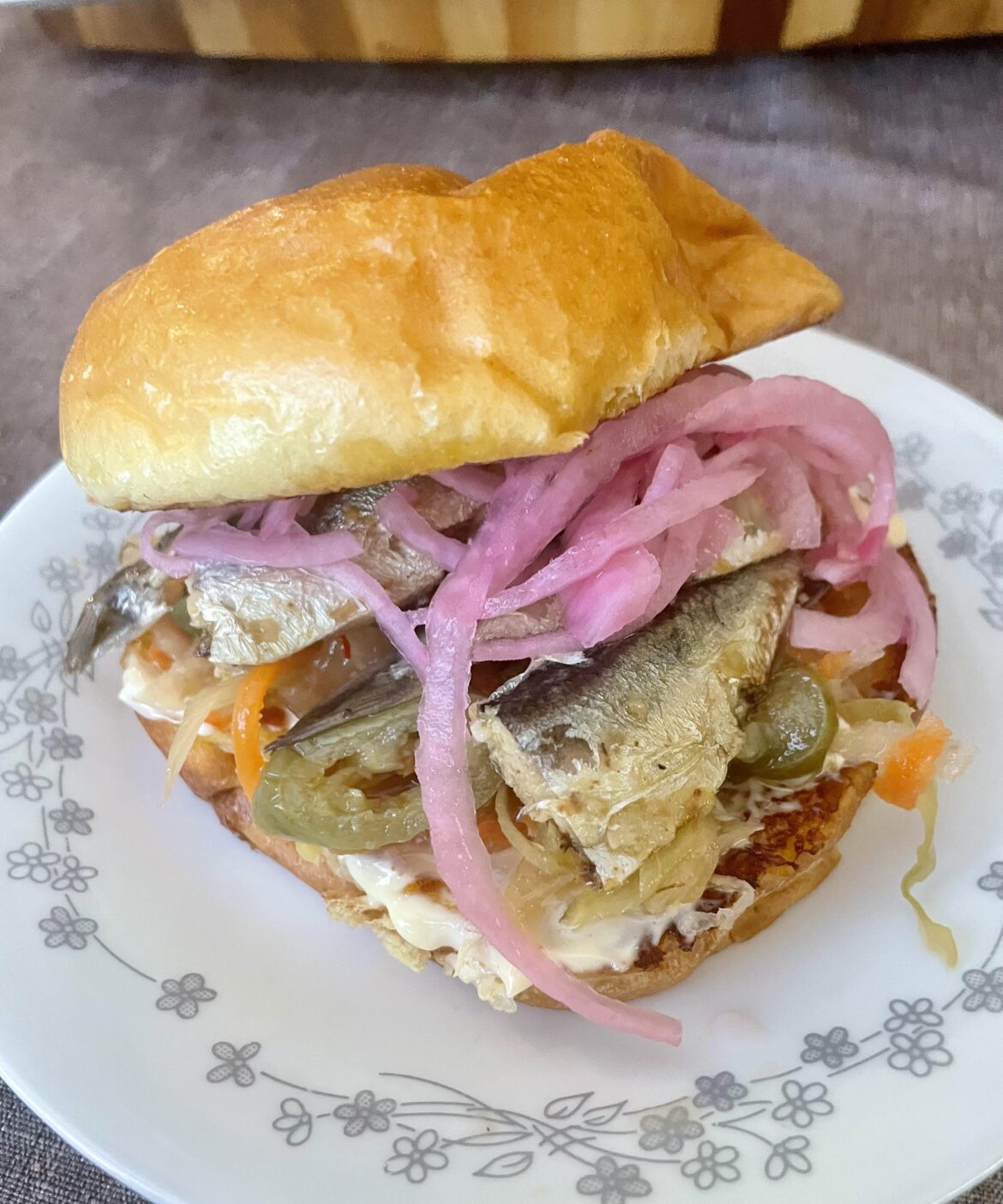 King Oscar in a sandwich