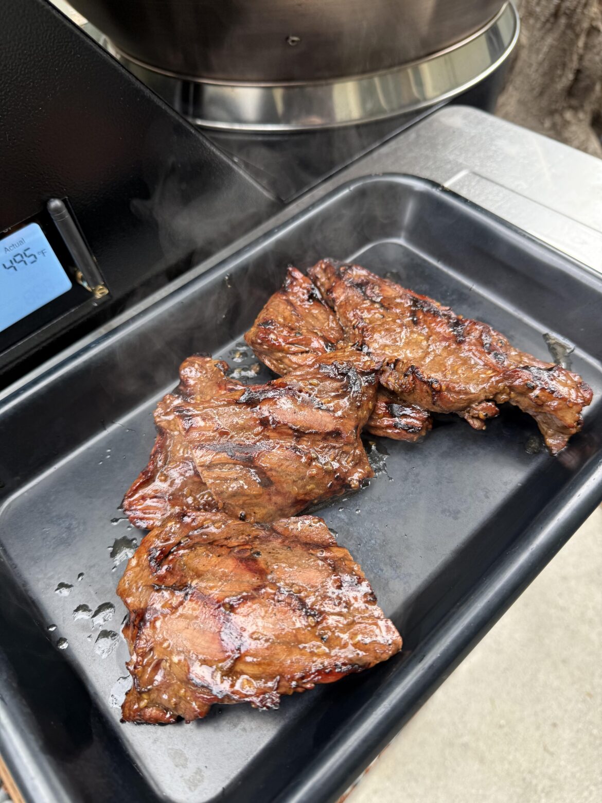 First try on skirt steaks with the Bullseye Deluxe