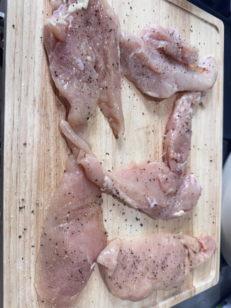 Keto chicken piccata