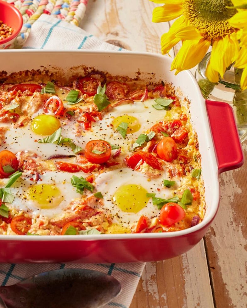 egg recipes baked feta egg casserole