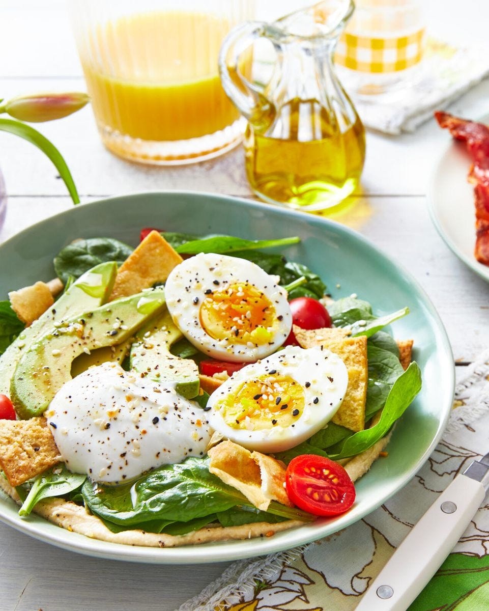 breakfast salad egg recipe