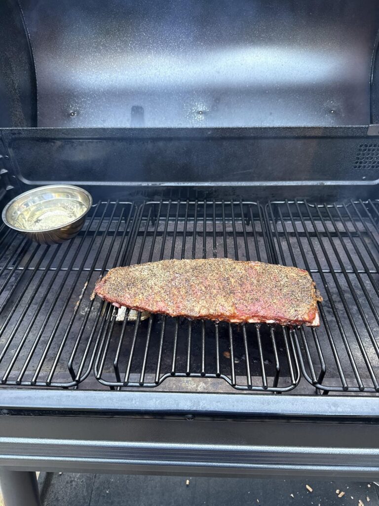 Ribs on the Smoker