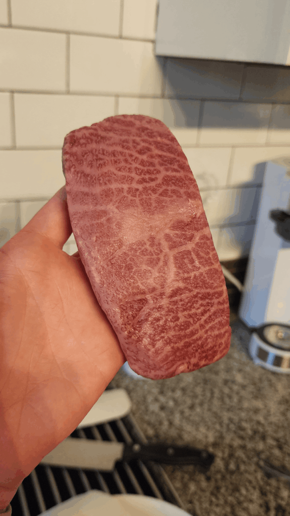 First time getting a wagyu steak. 11/10 entirely worth the hype, steak is ruined for me now.