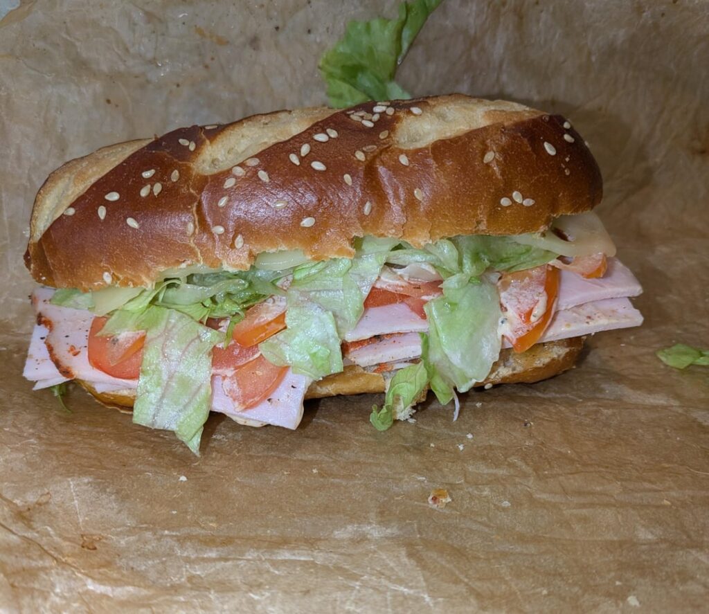 A before and after of why you should wrap and rest your sammiches A before and after of why you should wrap and rest your sammiches