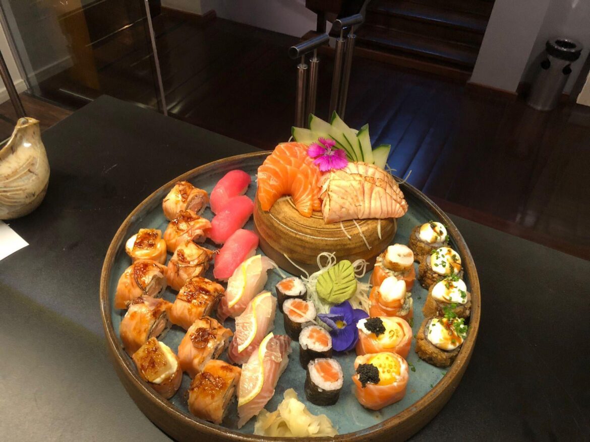 This is one of the most requested sushi platters, here in the sushi bar