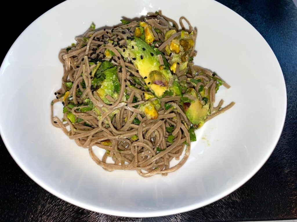 This Japanese Soba noodle with lime, cardamom & Avocado recipe from Ottolenghi’s ‘Simple’ cookbook is absolutely sublime!
