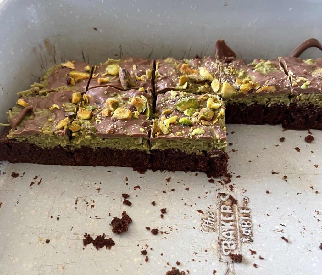 Dubai chocolate brownie