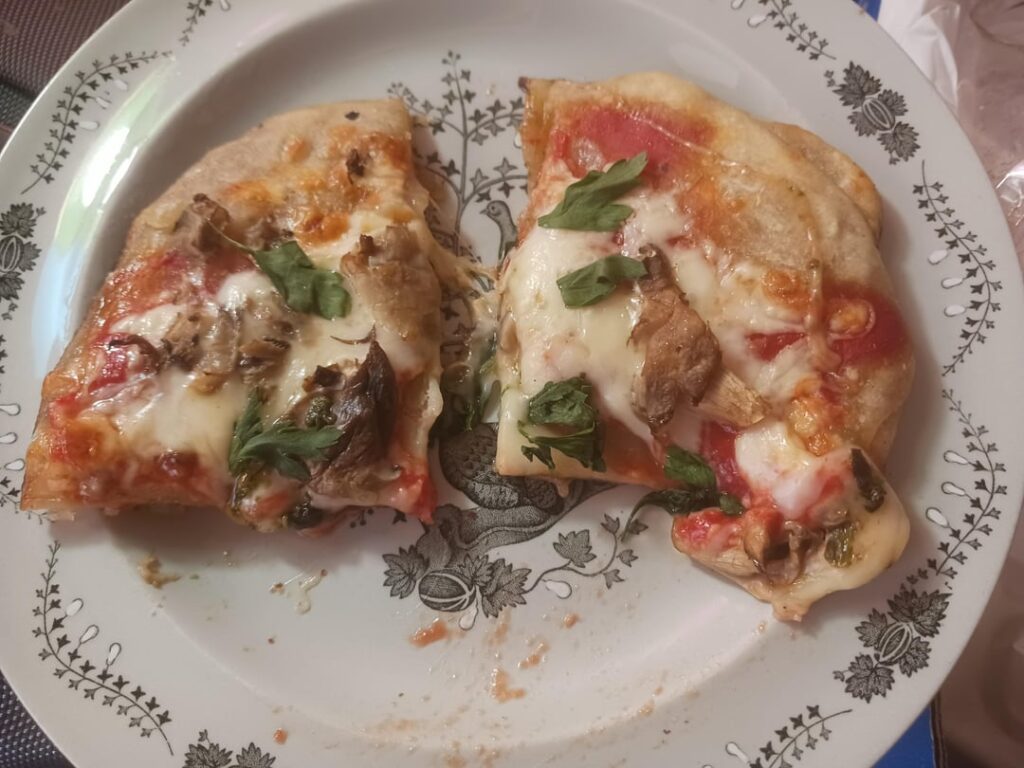 2nd attempt at sourdough pizza