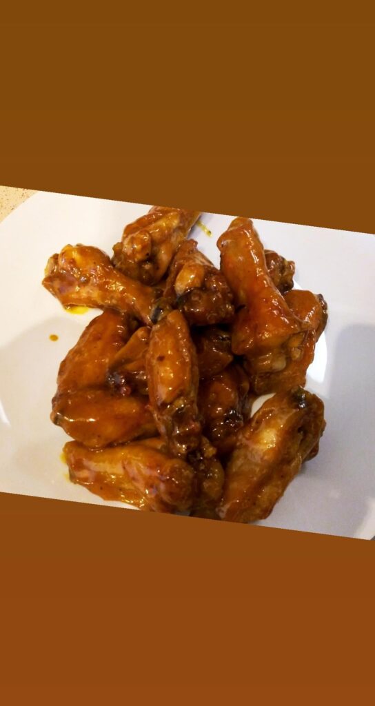 I made some honey mustard wings