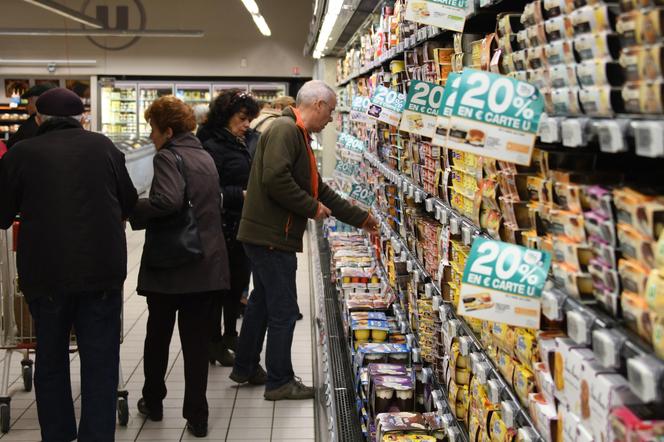 Inside a supermarket in Trèbes, France,  April 12, 2018.