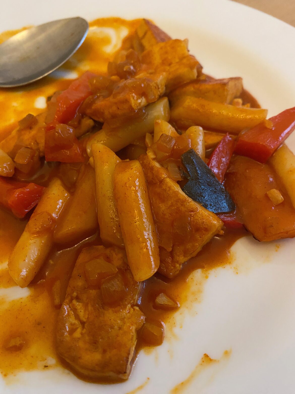 First time tteokbokki