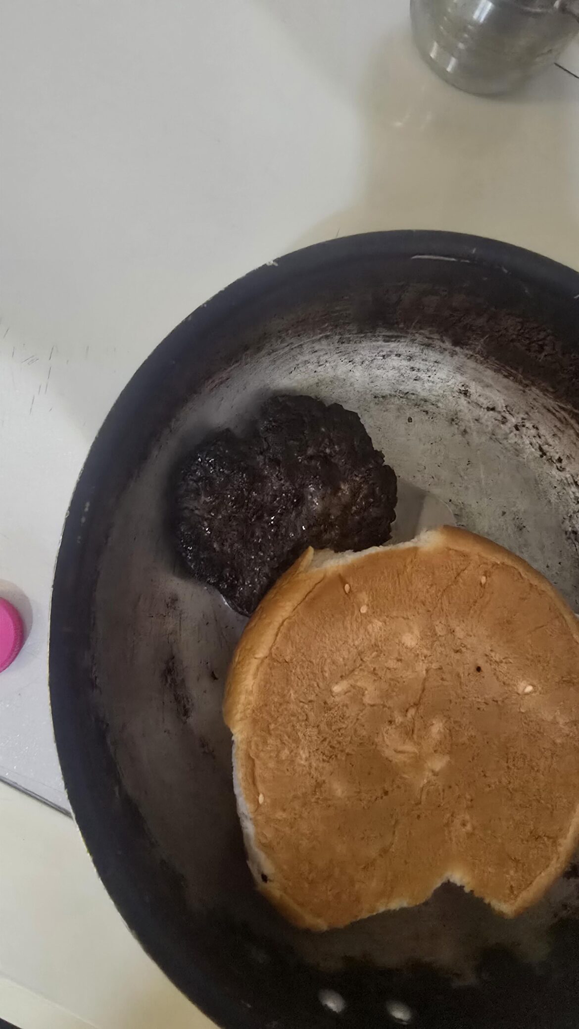 Tonight i made a burger sandwich