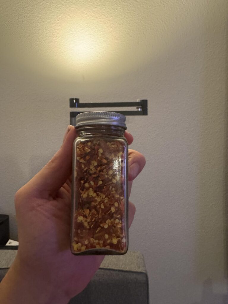 First batch of Thai chili crushed peppers