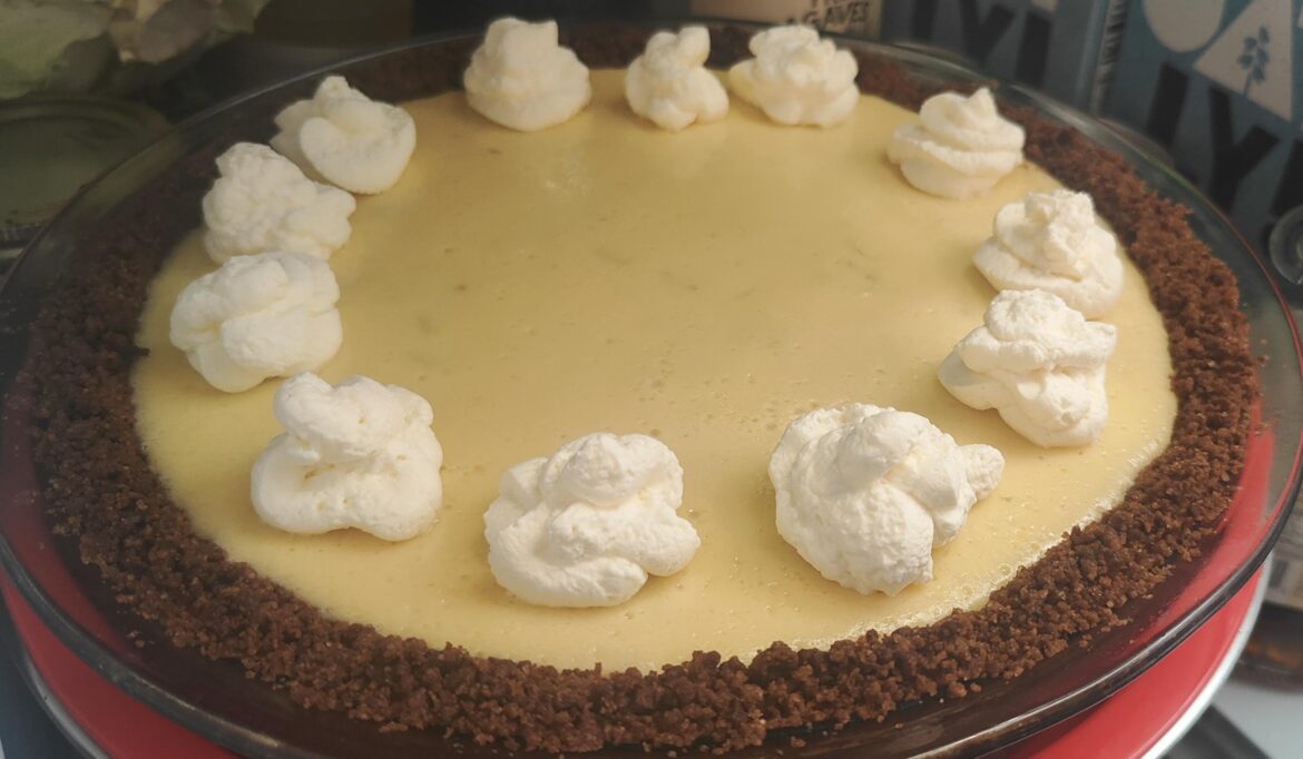 First try at a key lime pie!