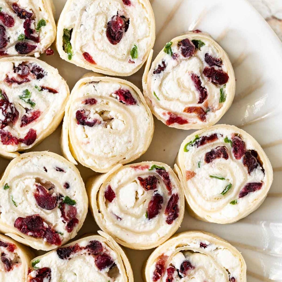 cranberry feta pinwheels