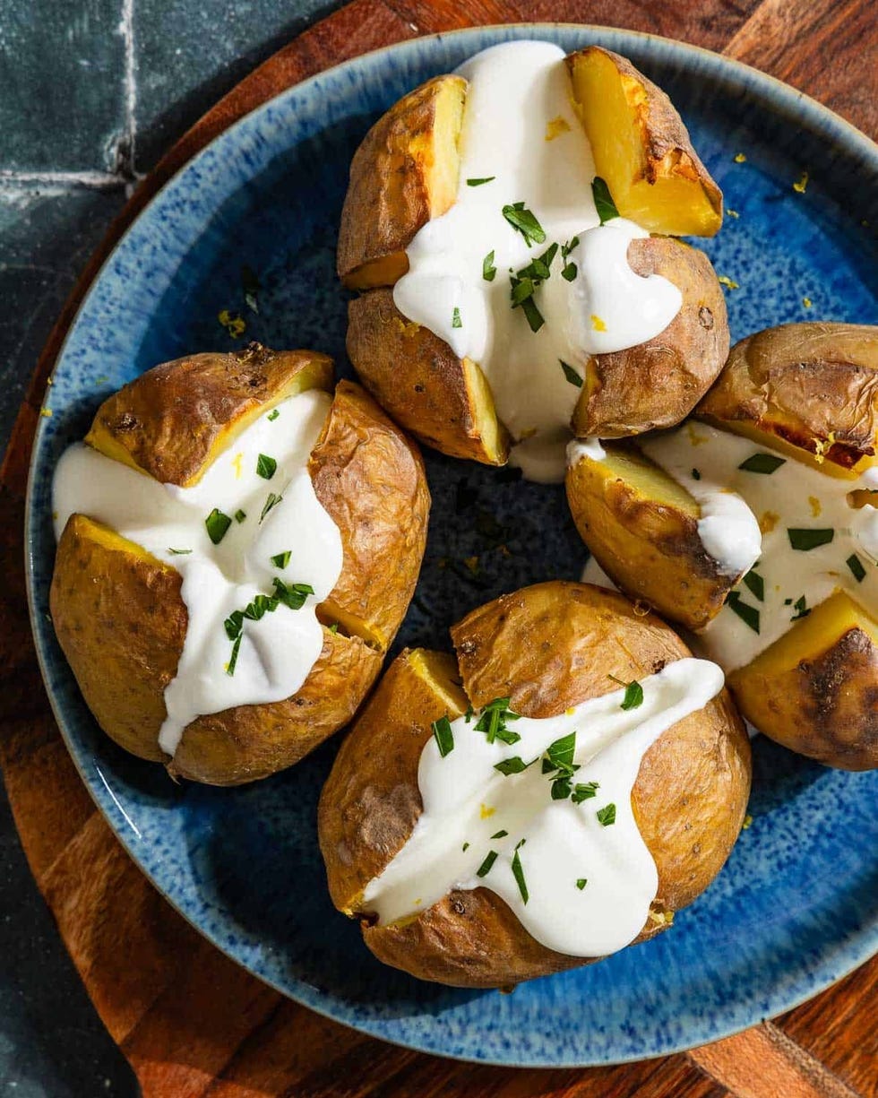 potatoes with whipped feta