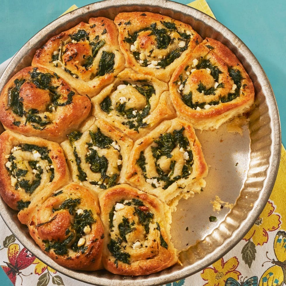 spinach feta buns