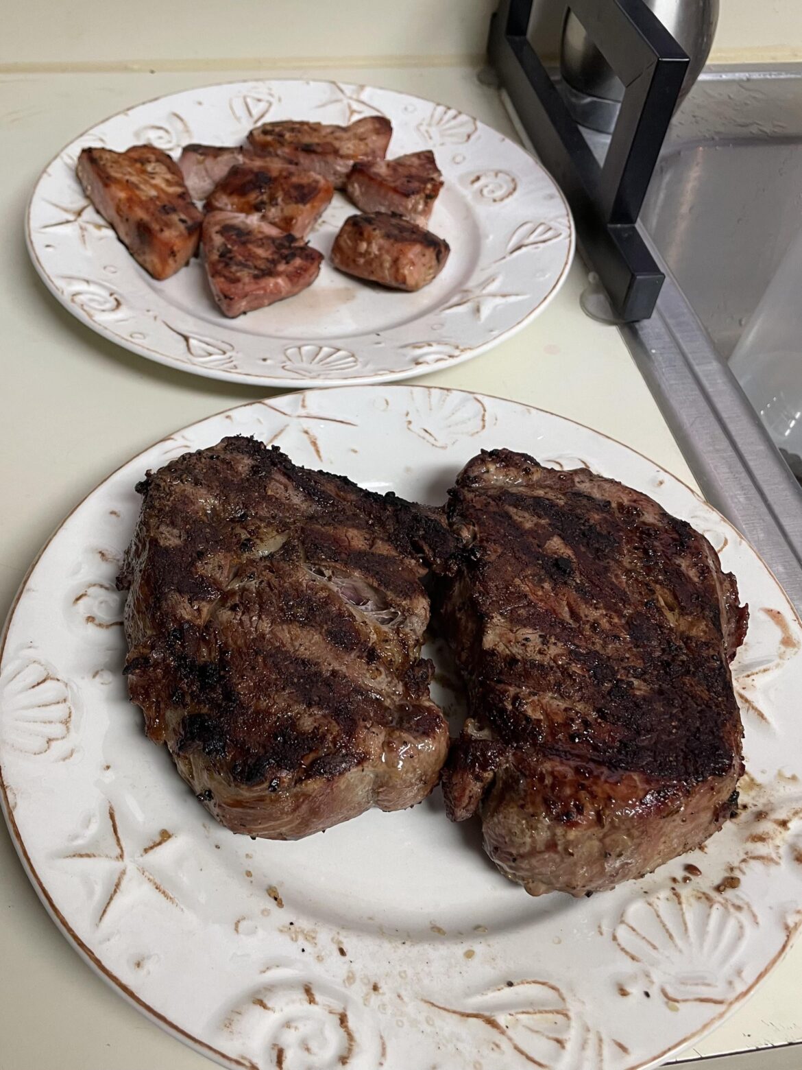 Propane for the win, when pressed for time.