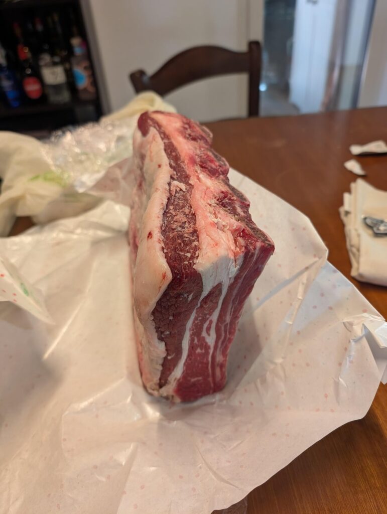 First time smoking Dino Ribs