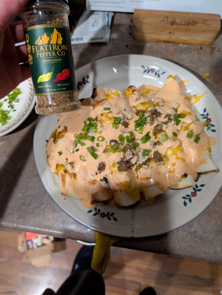 Green Ghost Beef Enchiladas Verdes Green Ghost Beef Enchiladas Verdes