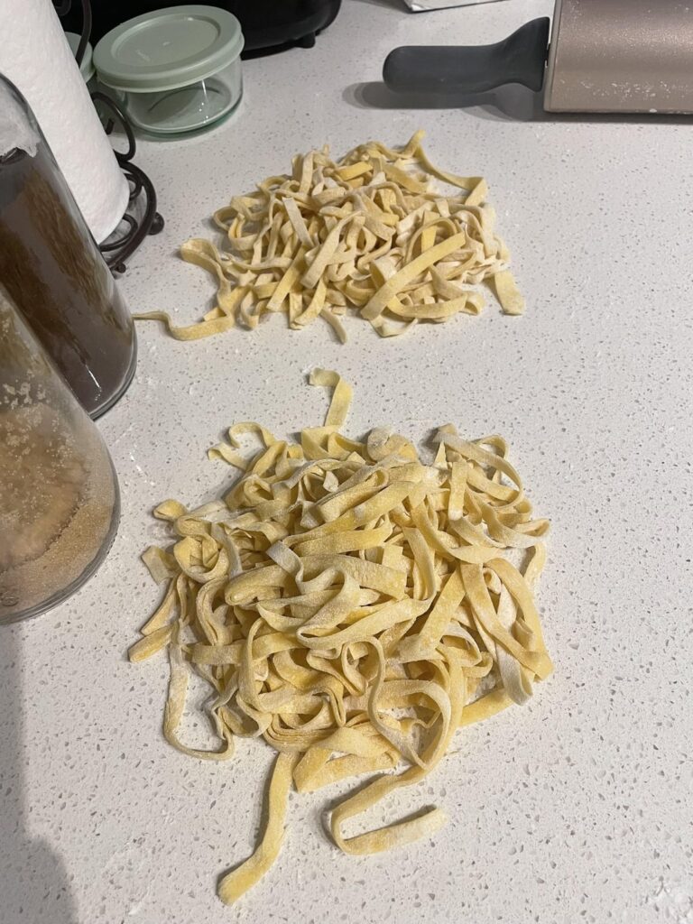 Made fresh pasta for the first time in a few years