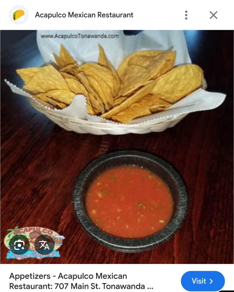Acapulco Restaurant Salsa