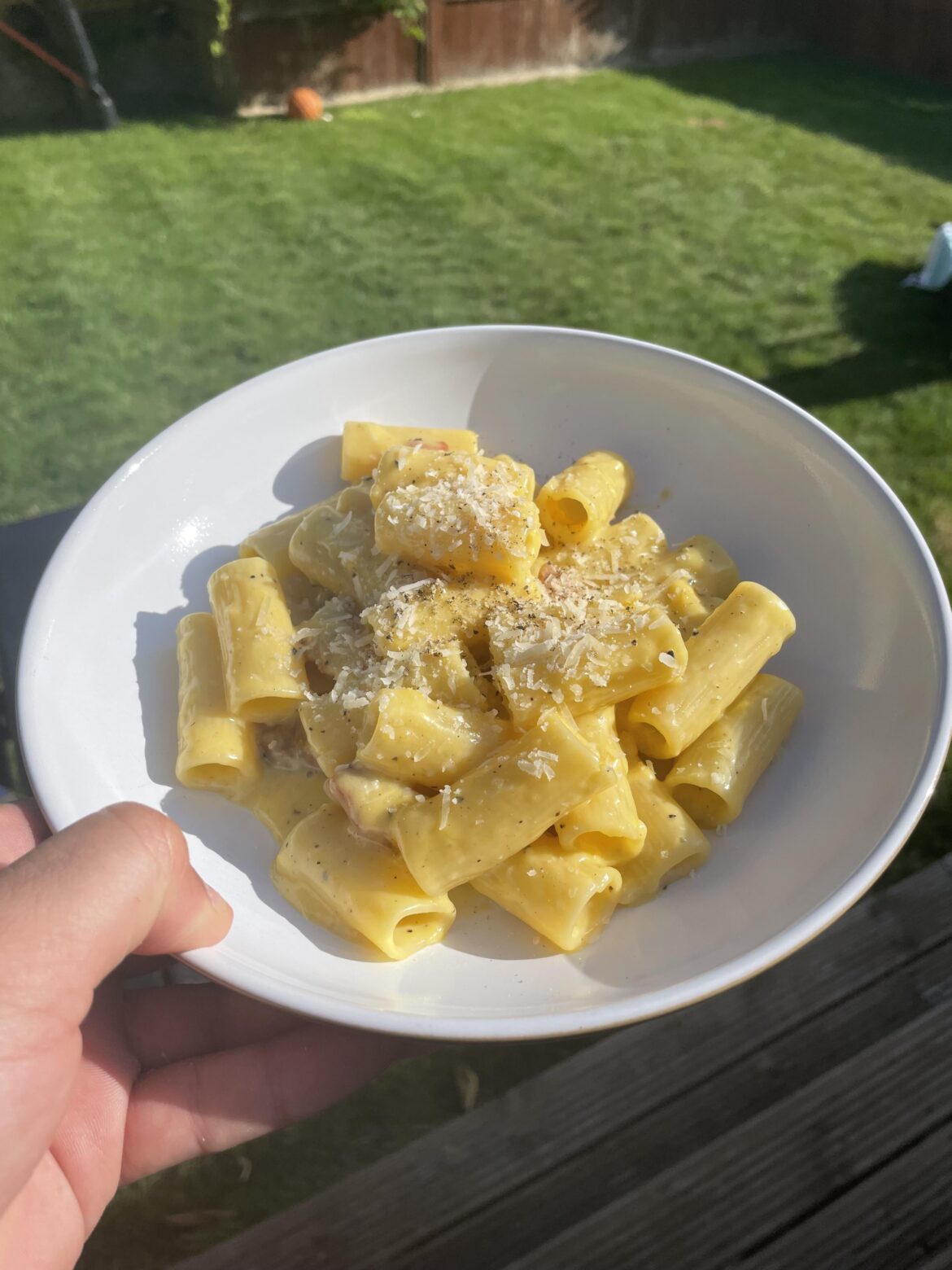 Since everyone is doing it…here’s my carbonara