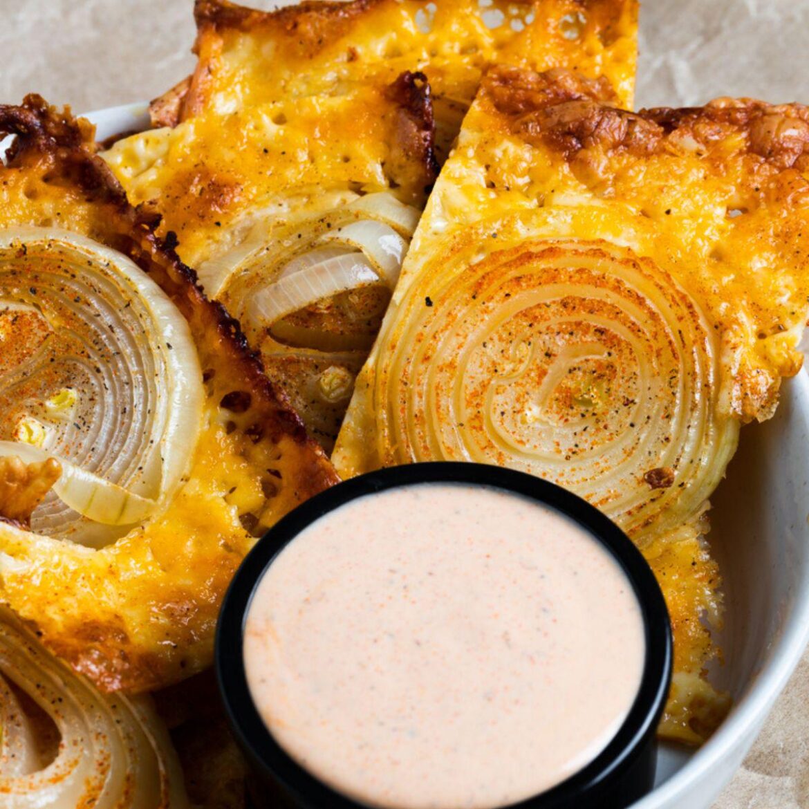 Crispy Low Carb Onion Chips