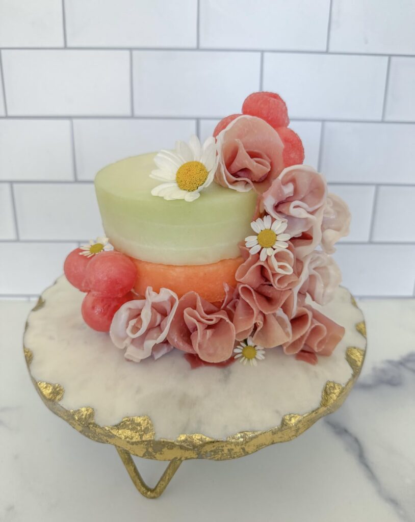 Prosciutto Melon “Cake” for Derby Day!