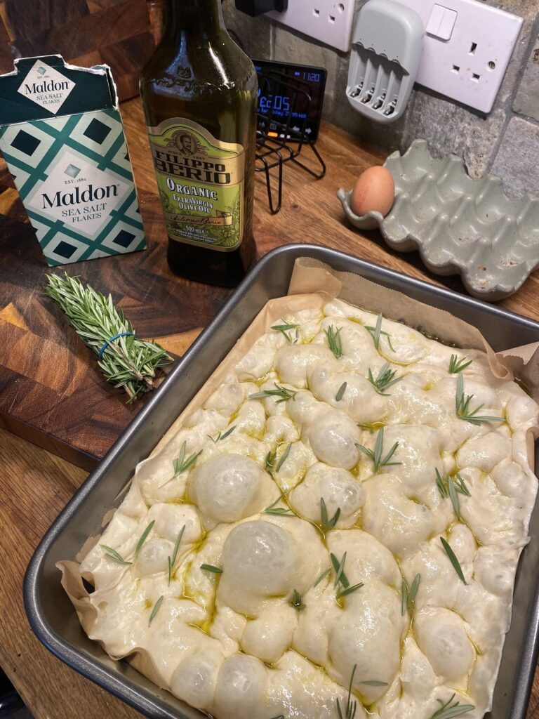 Sourdough focaccia Sourdough focaccia