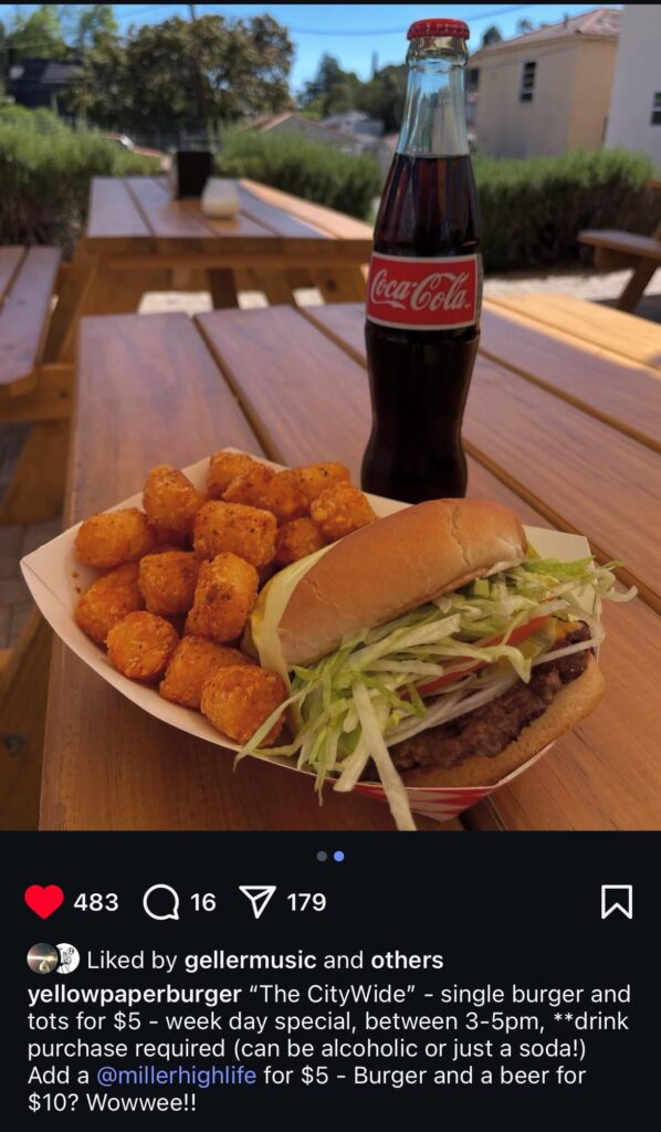 Yellow Paper offering $5 “city wides”