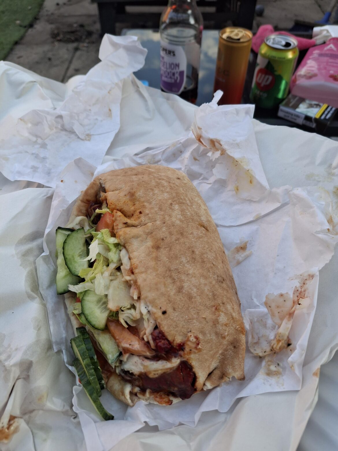 You can't beat a kebab in the garden