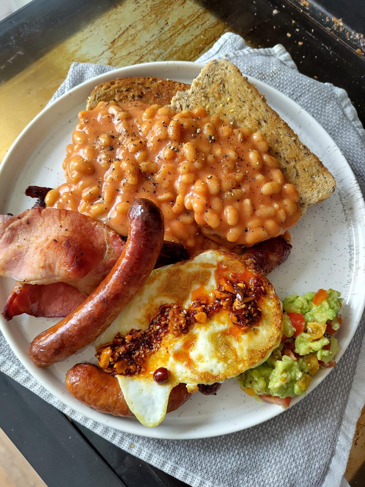 My take on a wanky hipster full English.