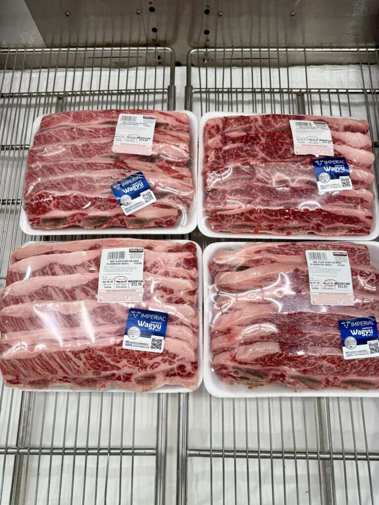 From Costco to table. Kalbi.
