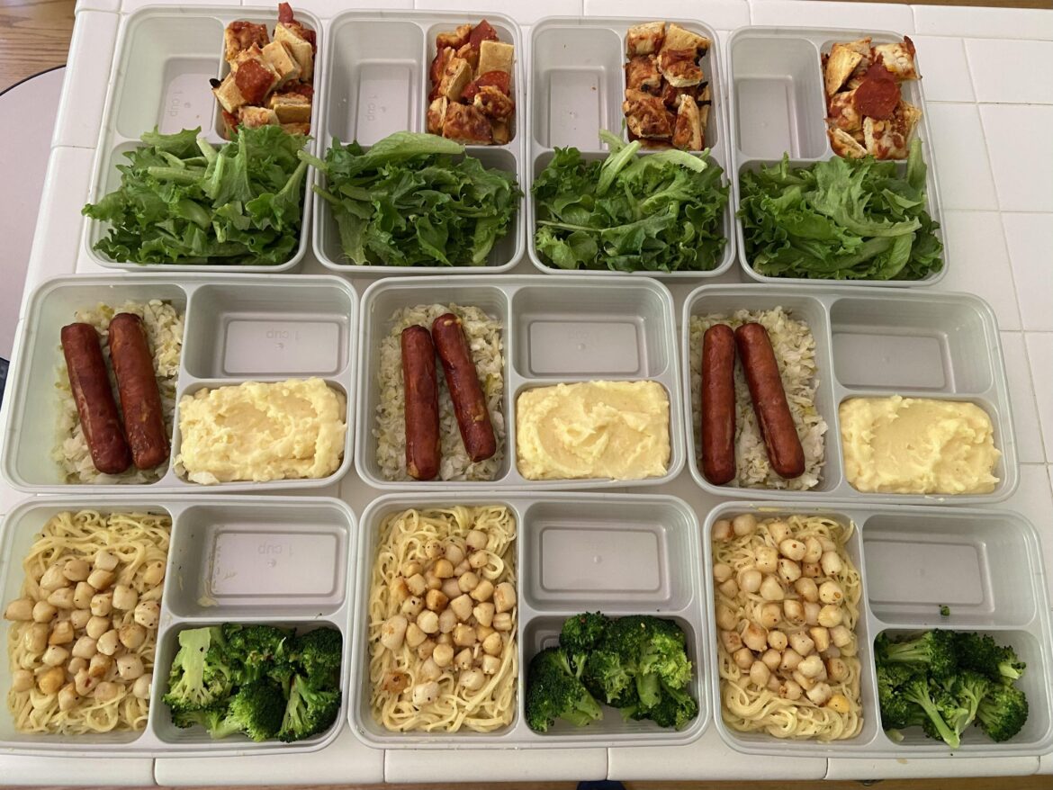 First meal prep as I try to crawl my way out of depression