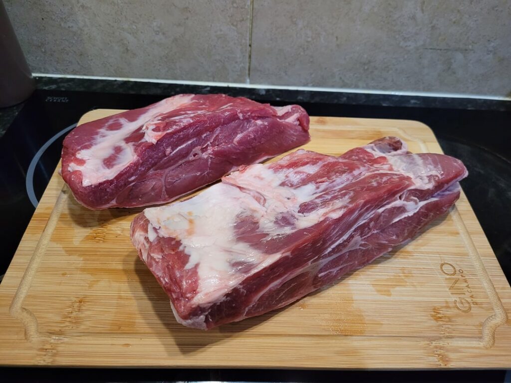 Forst time buying Lamb Shoulder from the Butchers. Slow cooked for 8 hours.