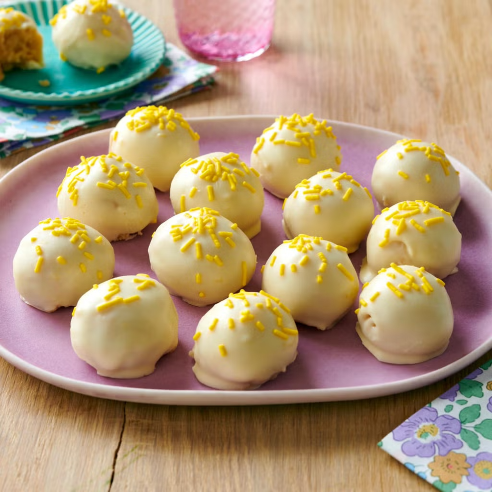 graduation party lemon truffles