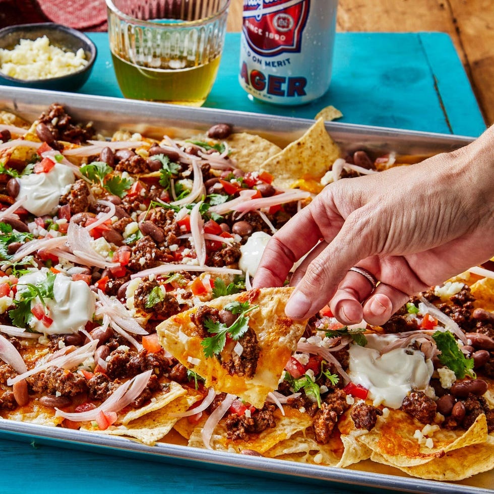 graduation party sheet pan nachos