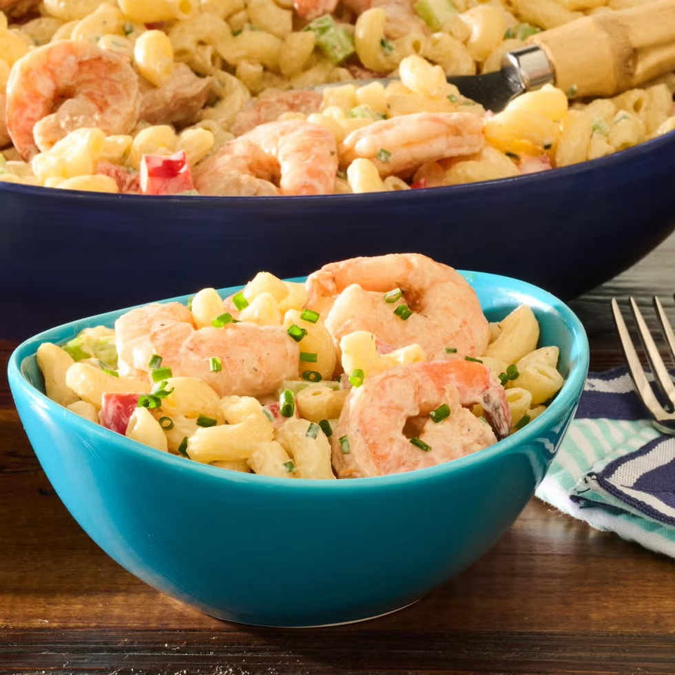 graduation party shrimp pasta salad