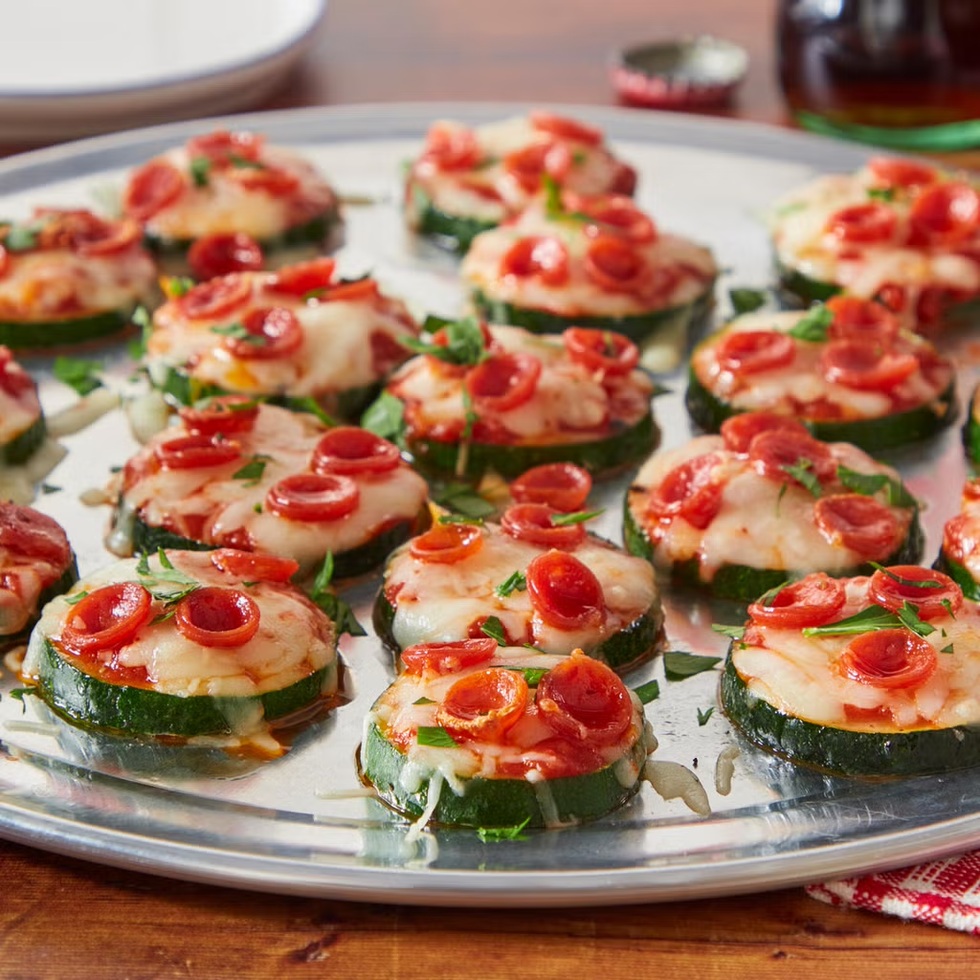 graduation party zucchini pizza bites