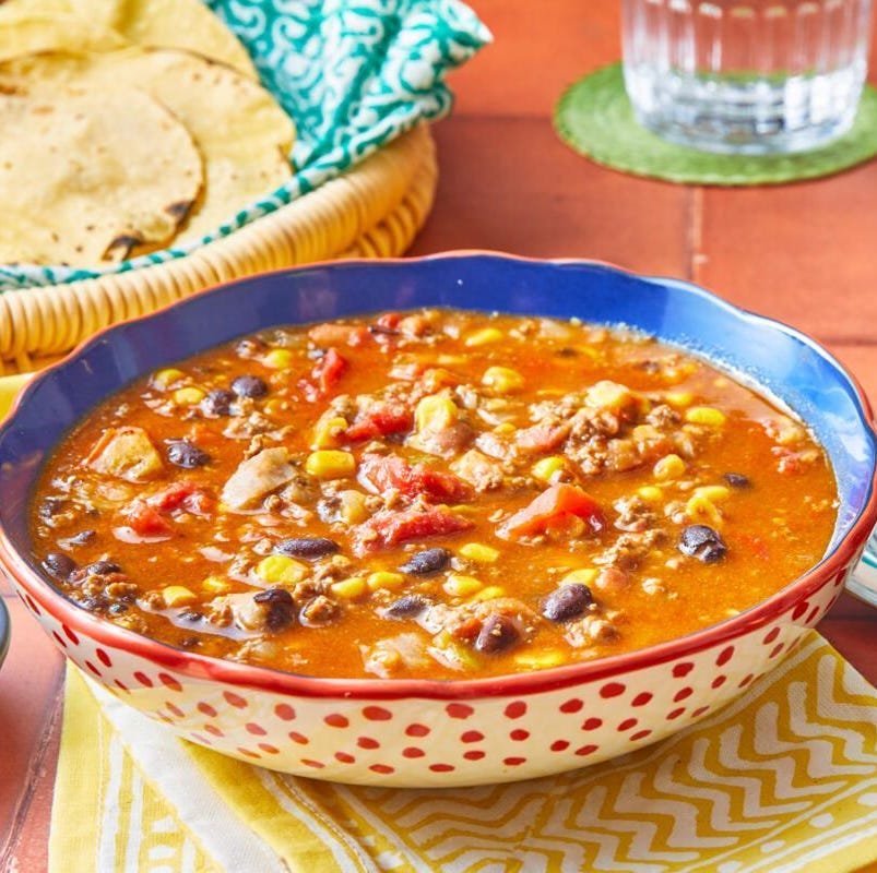 ground beef recipes taco soup