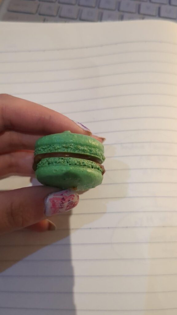 They're green because they're supposed to be matcha Flavoured